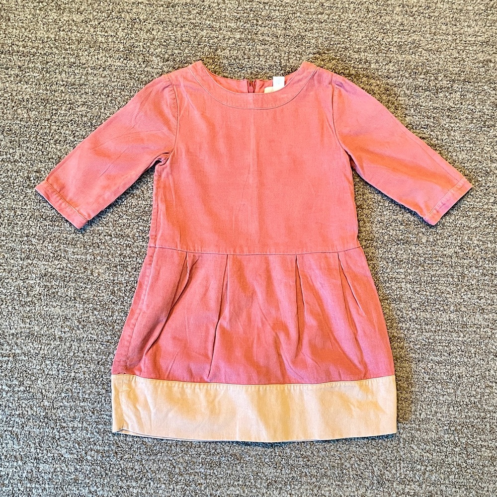 MARIE CHANTAL pink corduroy dress, size 6